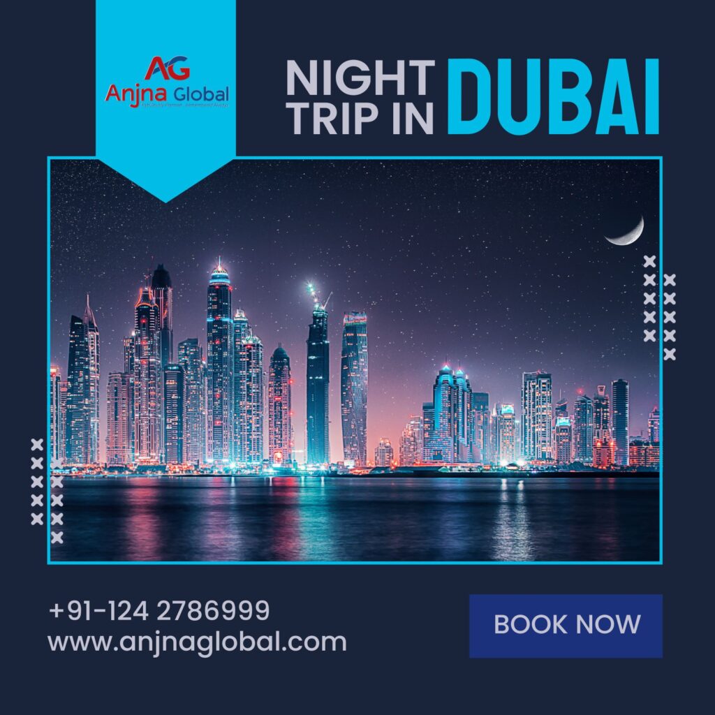 Night trip in Dubai