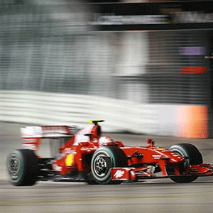 Driving on F1 Race Track