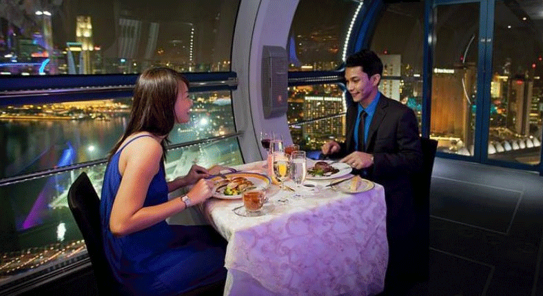 Singapore Flyer Sky Dining Tour